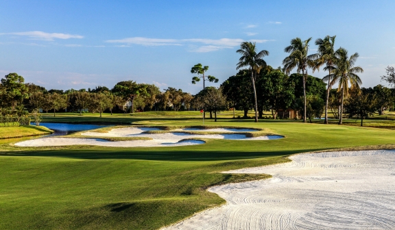 The Fazio Golf Course at PGA National Resort in Palm Beach Florida