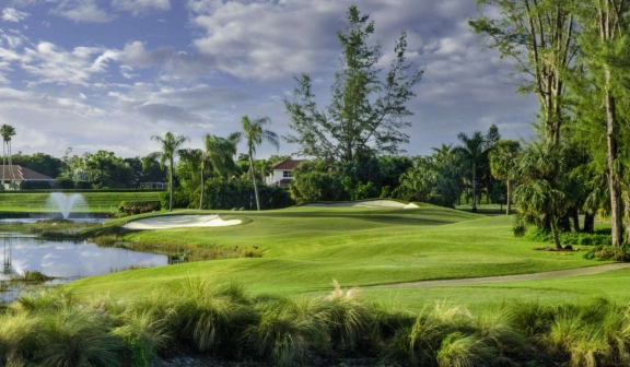 A lush golf course at PGA National Resort