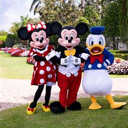 Mickey, Minnie, Donald