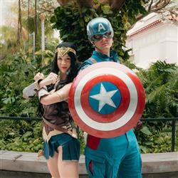 Captain America and Wonder Woman
