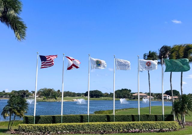 Flags at PGA National Resort