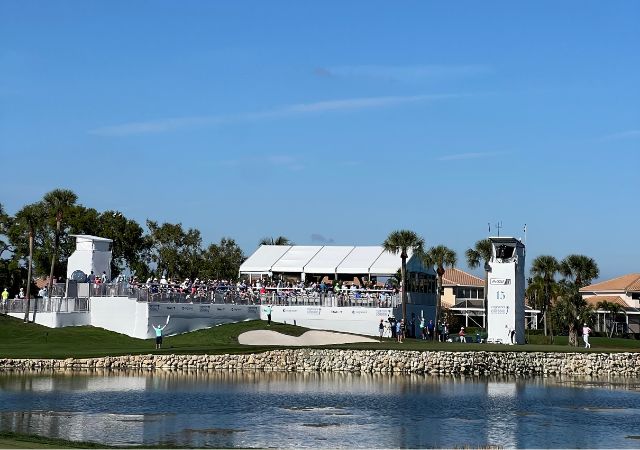 Cognizant Classic tent at PGA National Resort